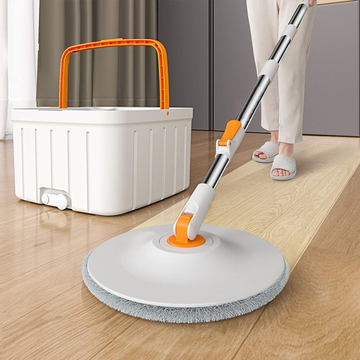 See full amazon price history chart for Sisterology mop with Bucket for Floor cleaningsteel Handle 360 Degree Rotating Microfiber Flexible Head and 2 Pads Bucket with Single Telescopic Spin mop Set Sisterology mop with Bucket for Floor cleaningsteel Handle 360 Degree Rotating Microfiber Flexible Head and 2 Pads Bucket with Single Telescopic Spin mop Set (B0CQX968KY) Amazon Price History, Amazon Price Tracker