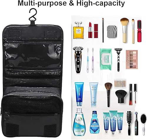 Miniatura 2 de Fxkoolr Neceser de viaje colgante organizador de bolsas de maquillaje bolsa de cosméticos impermeable bolsa de maquillaje de viaje para accesorios