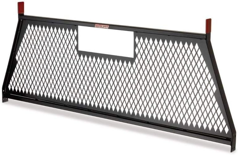 Weather Guard Protect-A-Rail Screen Headache Rack- Steel Black Model# 1906-5-02