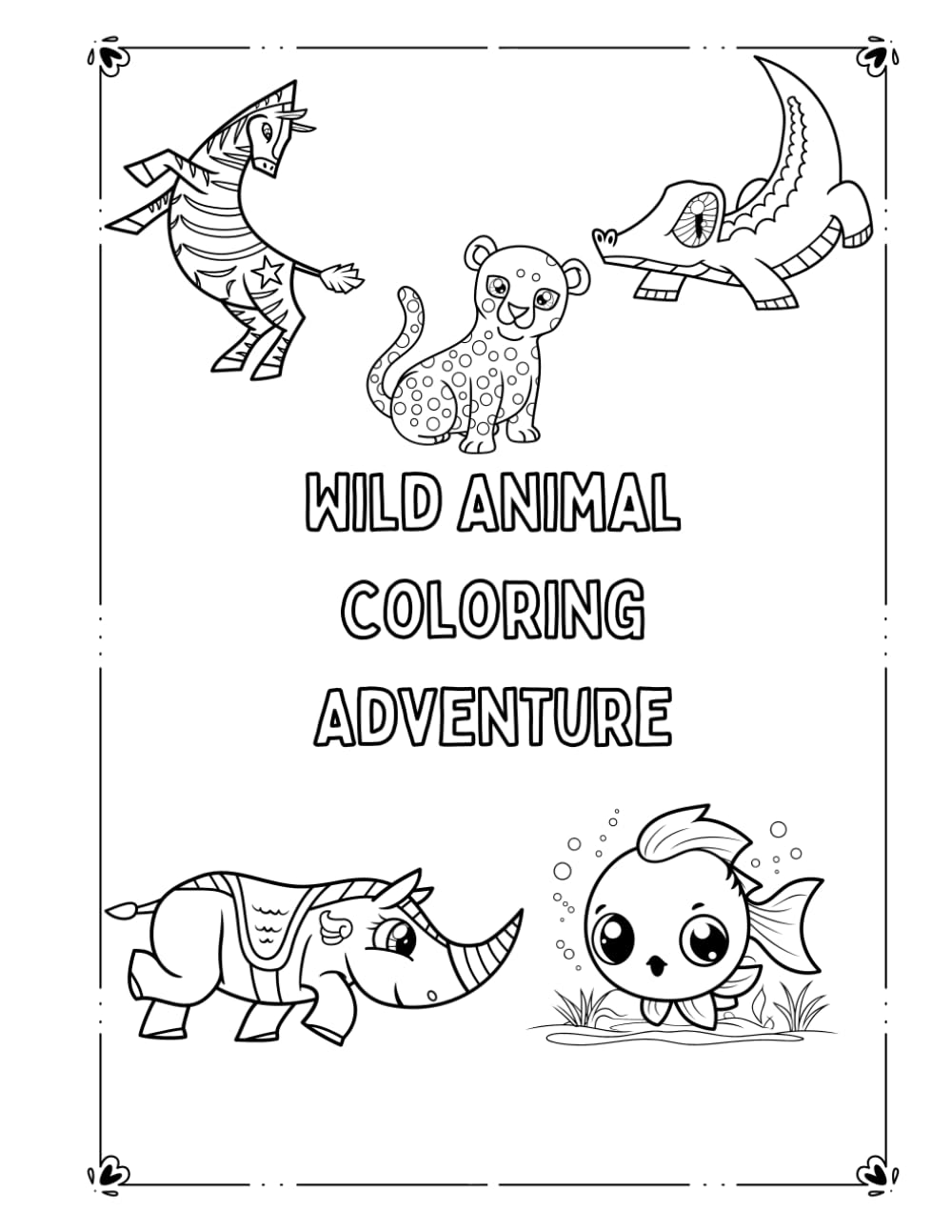 Wild Animal Coloring Adventure