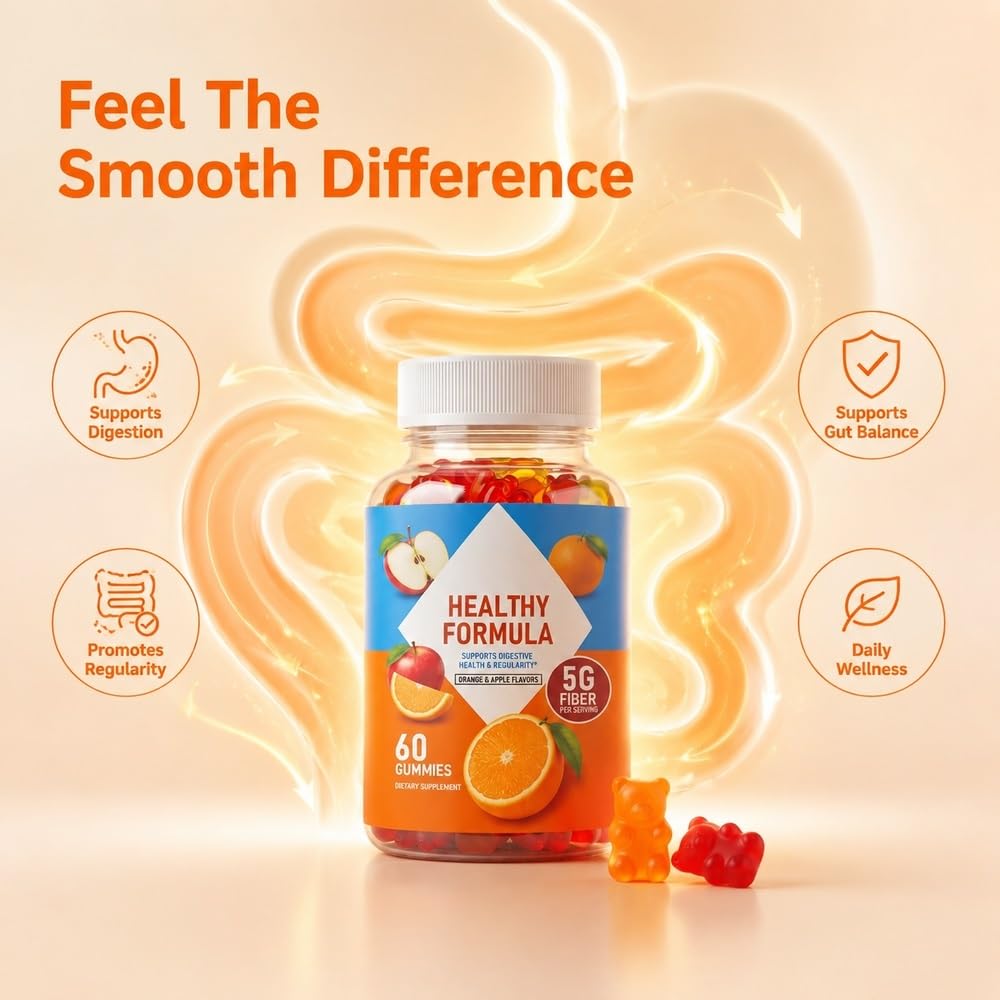 Deliziose Caramelle Gommose Con Fibre Prebiotiche Al Gusto Di Mela