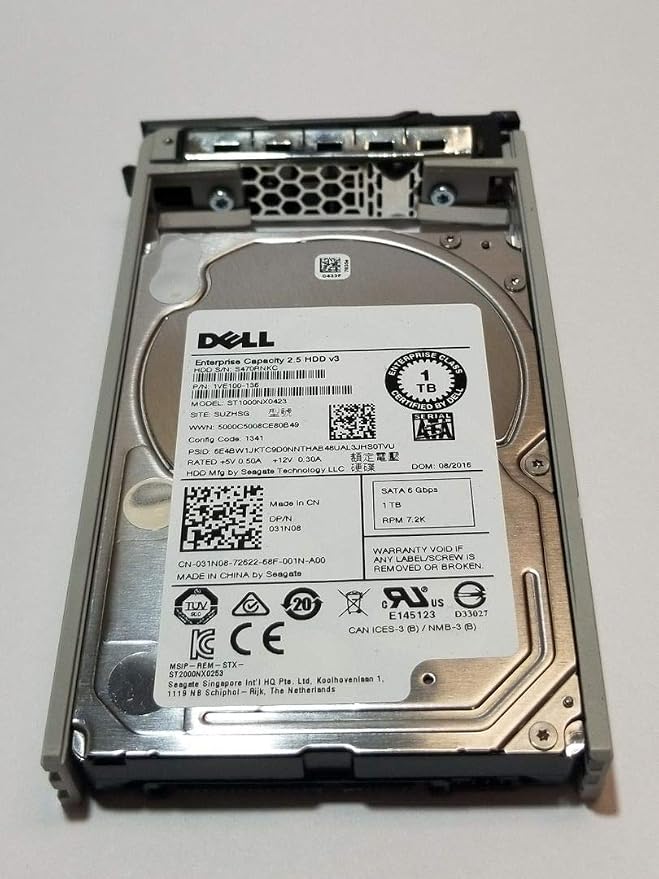 Seagate Disco Rígido SATA 1TB HDD 7.2K RPM 6.3 Cm 6Gb/s Modelo: ST1000NX0423 - imagem principal