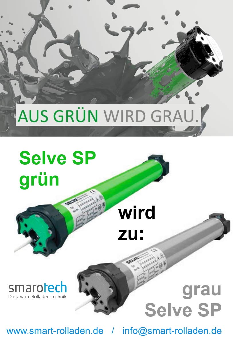 Smarotech Rollladen-Nachrüstset Mit Selve SP 2/10 Rohrmotor – Inkl. 4-Kant-Stift Und Adapter