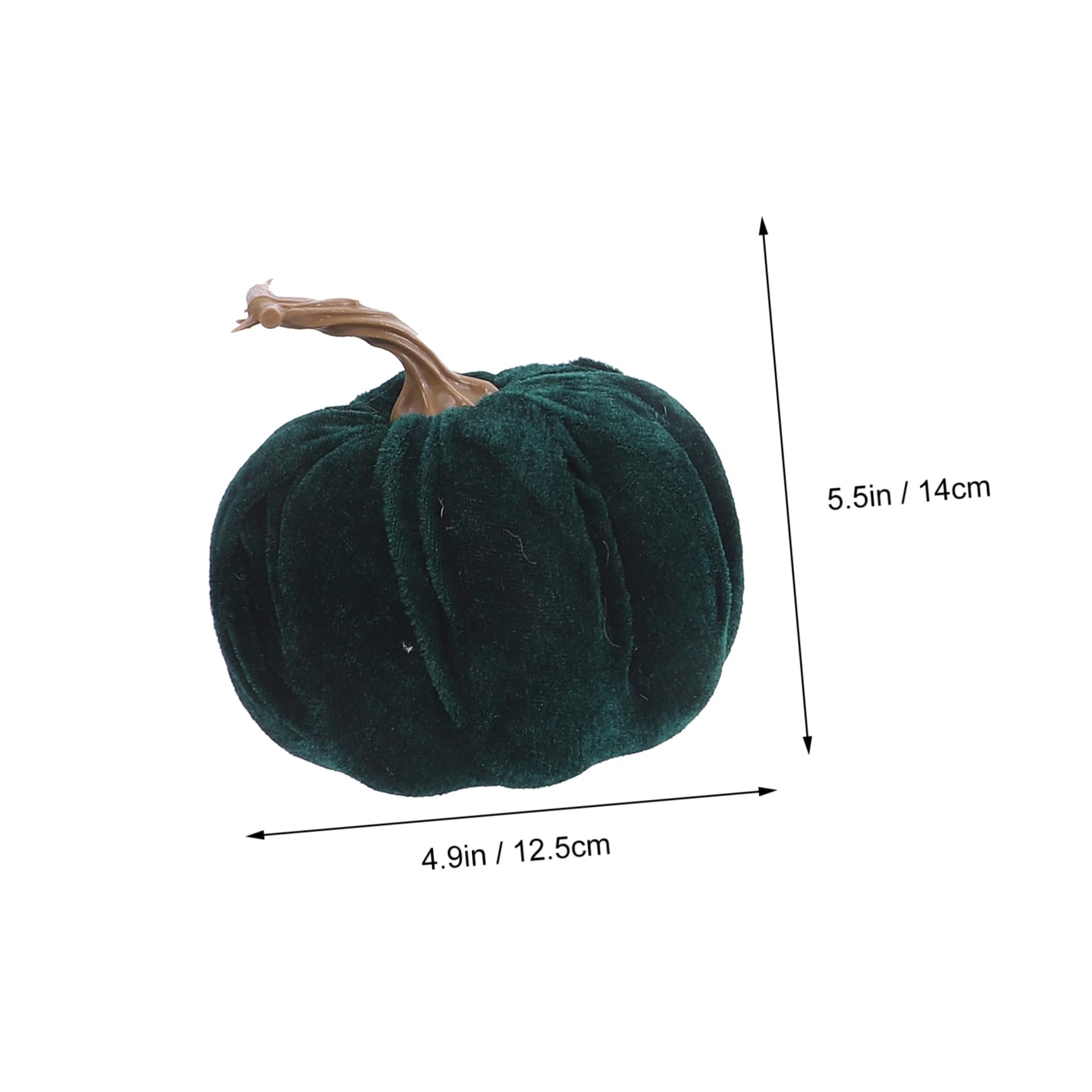 Cabilock 20 Piezas Calabaza De Espuma De Franela Decoración Imitación Calabaza Calabazas De Halloween Adorno De Foto Decoraciones De Pastel De Piruletas Caer Guirnalda Artificial Artesanía