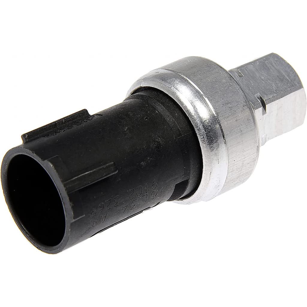 KarParts360 for Ford F-150 2004 2005 2006 HVAC Pressure Switch | Metal Housing | 10 A Amperage Rating | Black | Male Connector Gender | Round Connector Shape | Replacement for 6L3Z19D594A