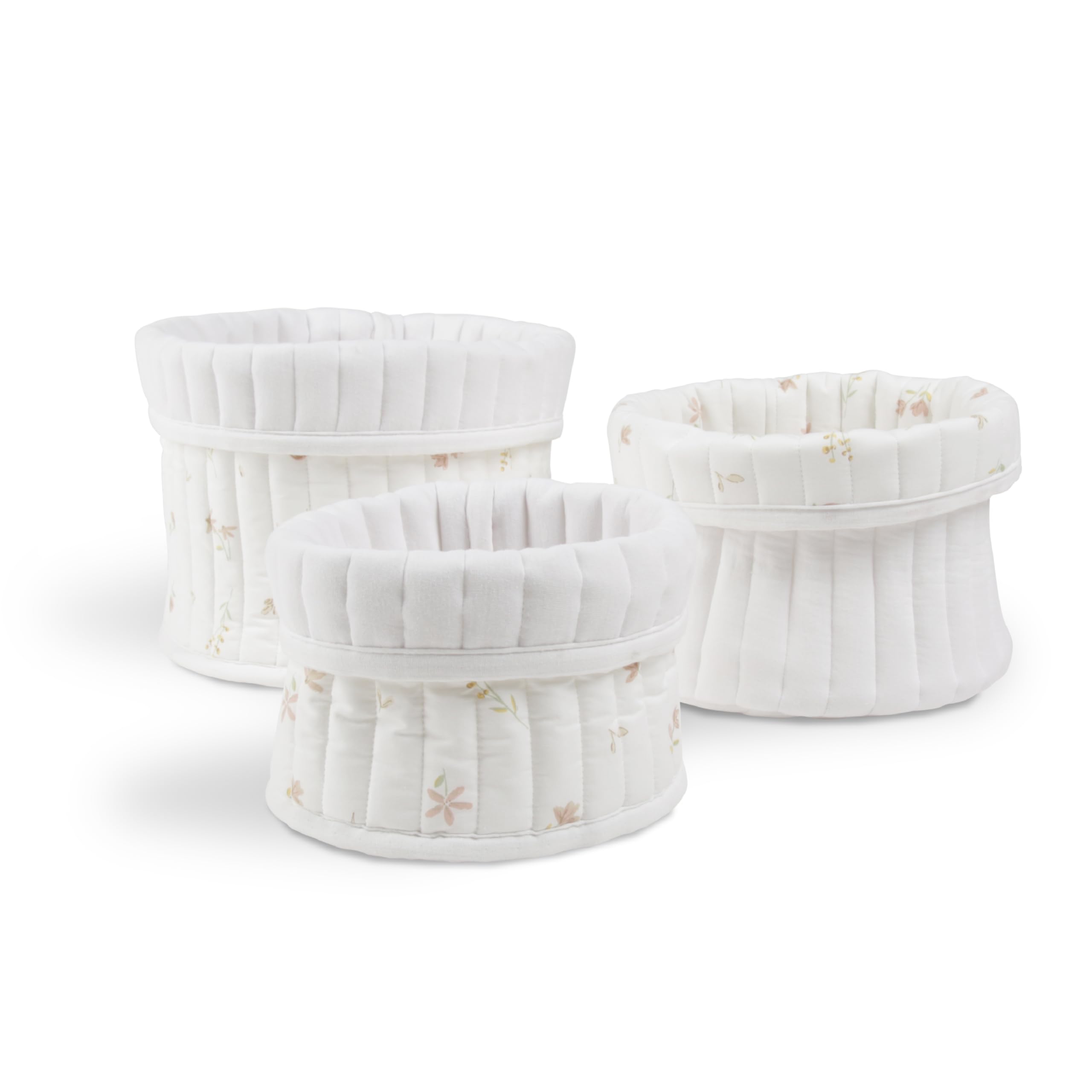 CuddleCo 3pk Storage Baskets, One Colour
