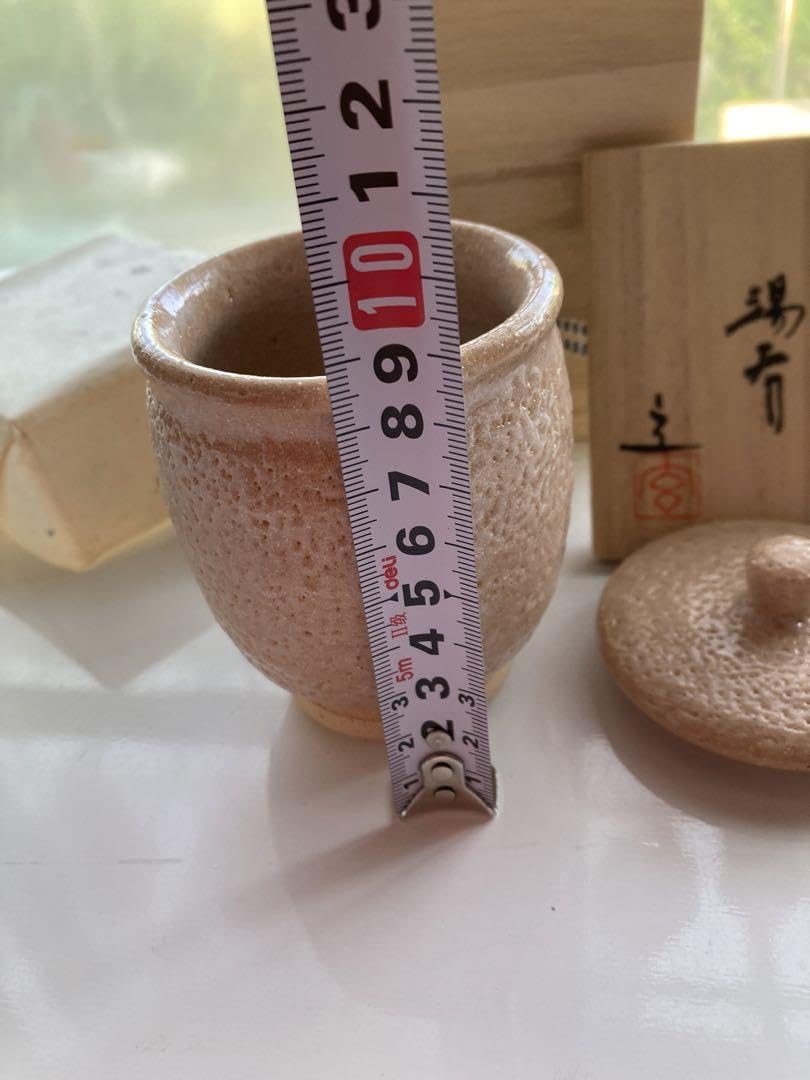 Amazon.co.jp: 蓋付き湯呑み茶碗 谷口玄 せともの 瀬戸焼 木箱入り