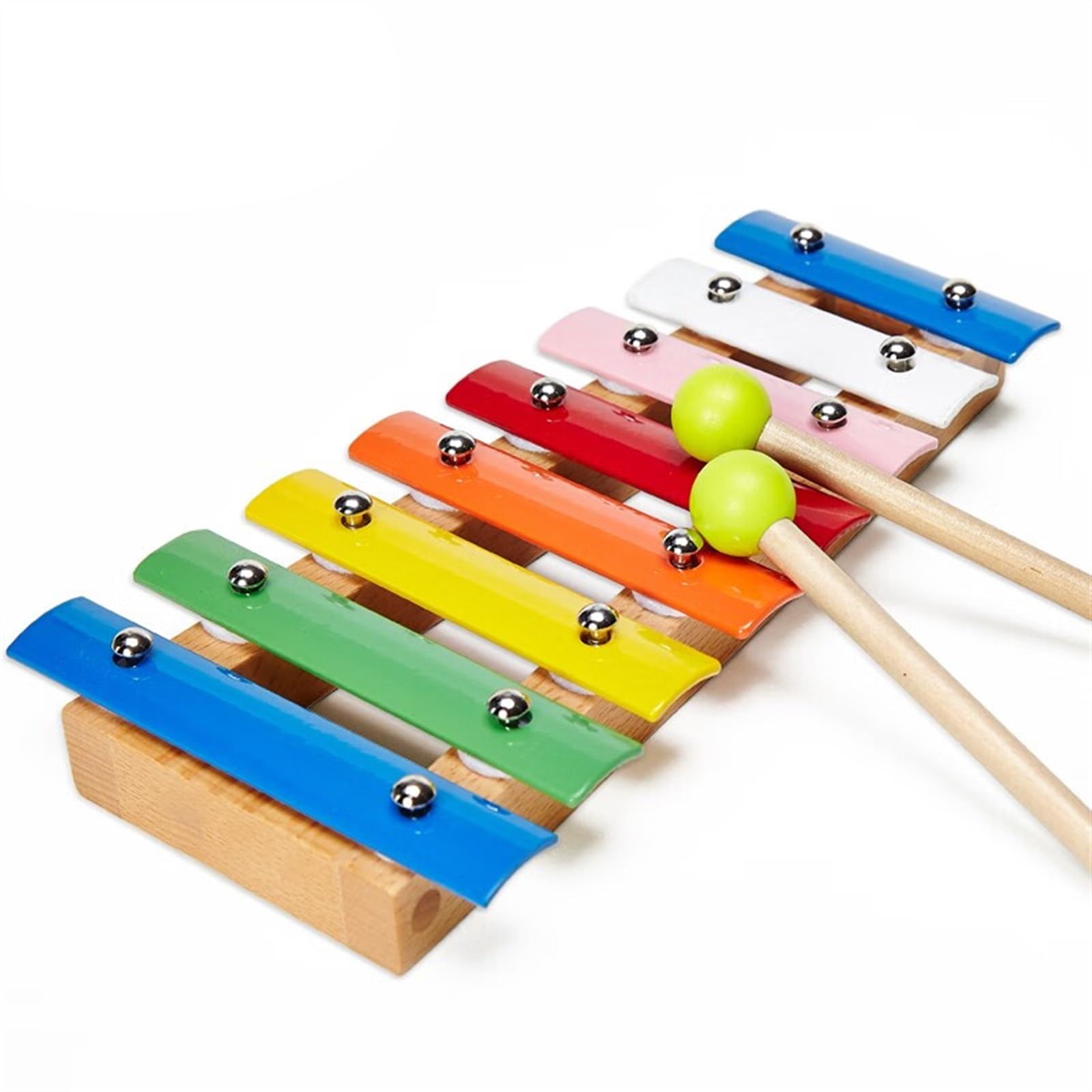 Amazon | Glockenspiel 初心者向け 8トーン カラフル 木製 手打