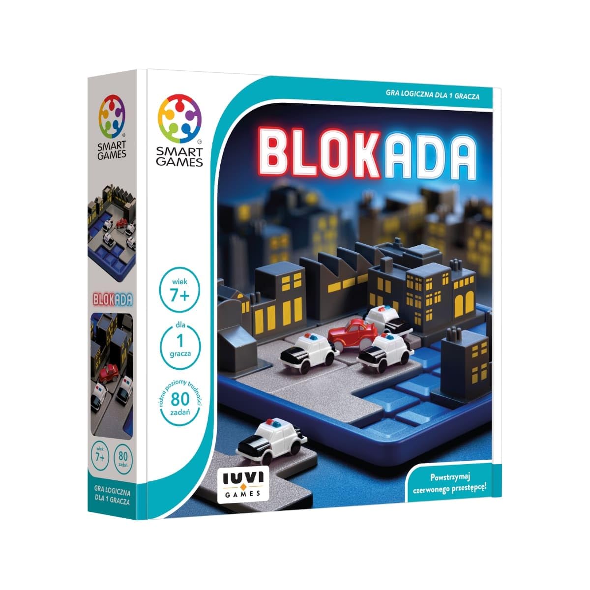 Smart Games gra logiczna dla dzieci od 7 lat blokada podróżna kieszonkowa