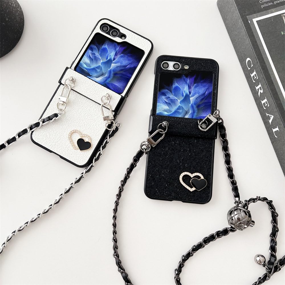 Amazon.com: AXUEQIN-Phone Case for Samsung Galaxy Z Flip 5/4