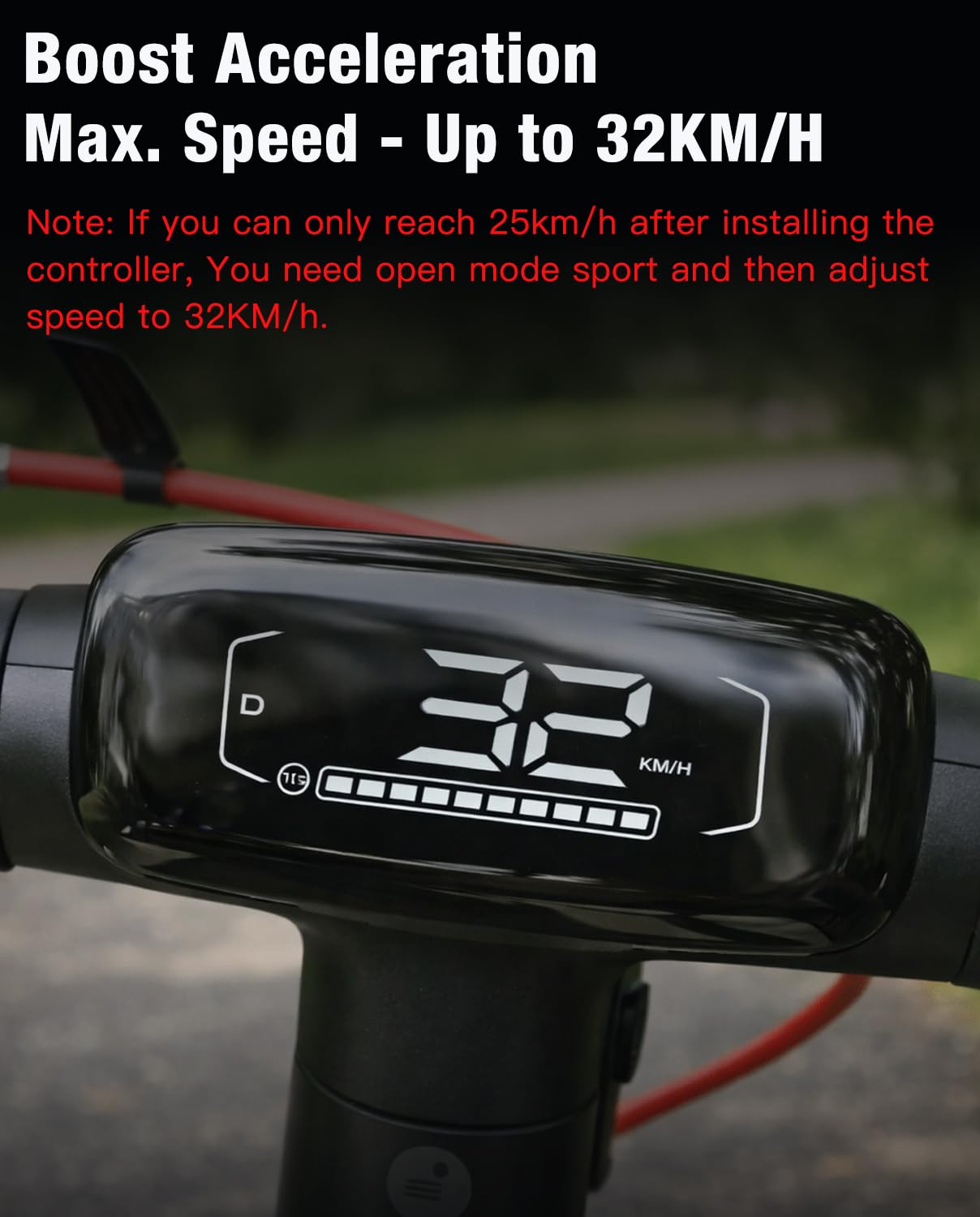 32 km/h Controller, kompatibel mit Segway Ninebot E3 E3 Pro Kickscooter, 32 km/h Motherboard Schaltung, Ersatzteile für Motherboard-Regler