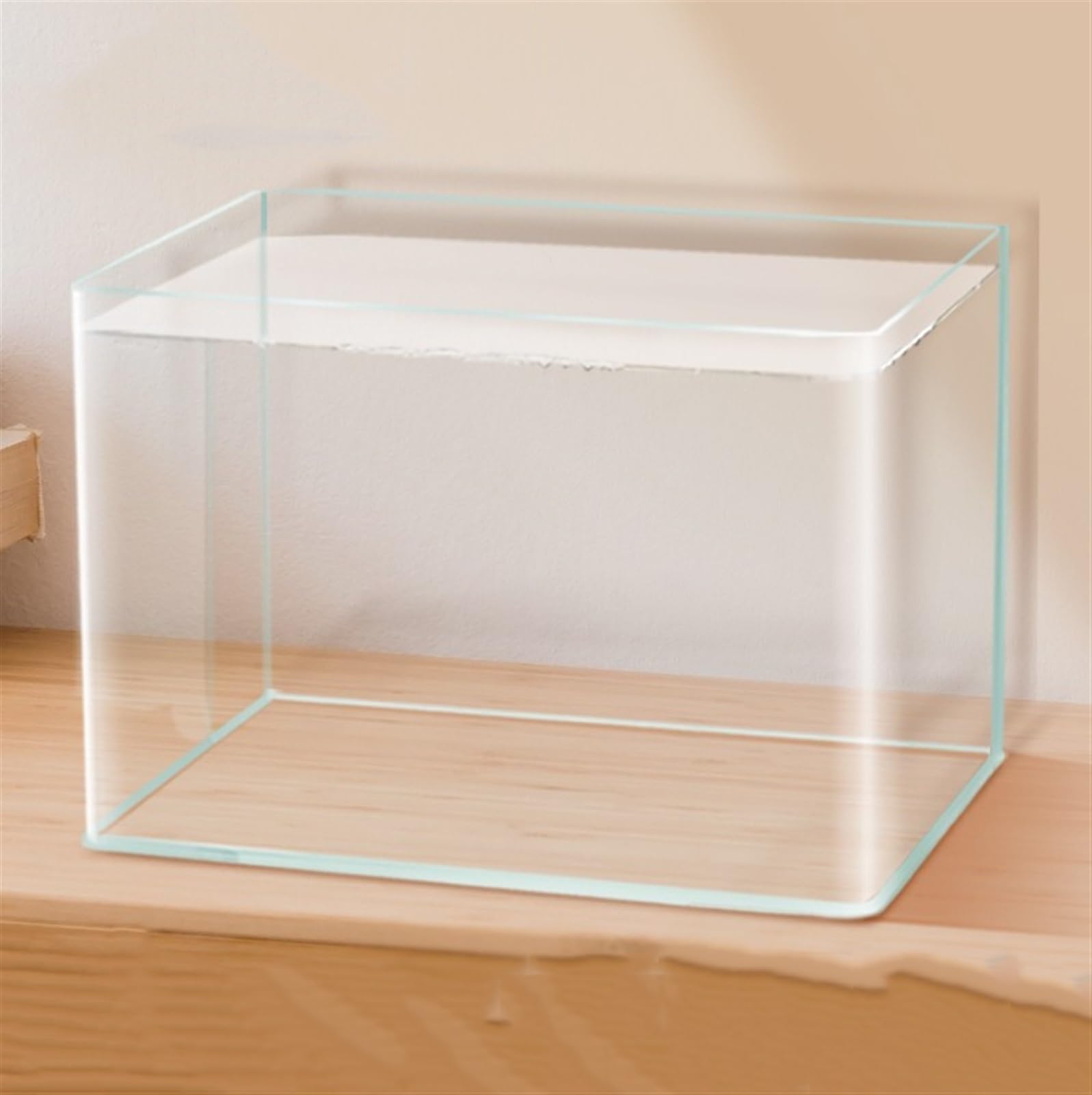 HASMI Aquarium TankFish Tank rectangulaire Verre Table Petit Aquarium éco-Paysage Plantes Aquatiques Poisson Rouge Aquaculture décoration (Size : D)