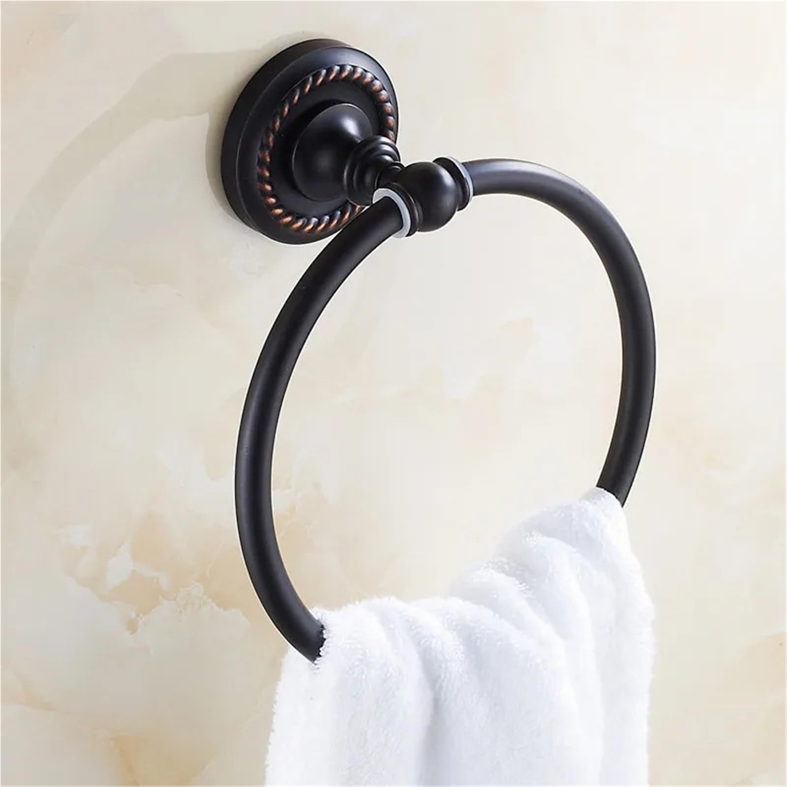 Compatible con toallero de latón HJ-1307 | Soporte de pared, baño, estante de almacenamiento, percha, toallero