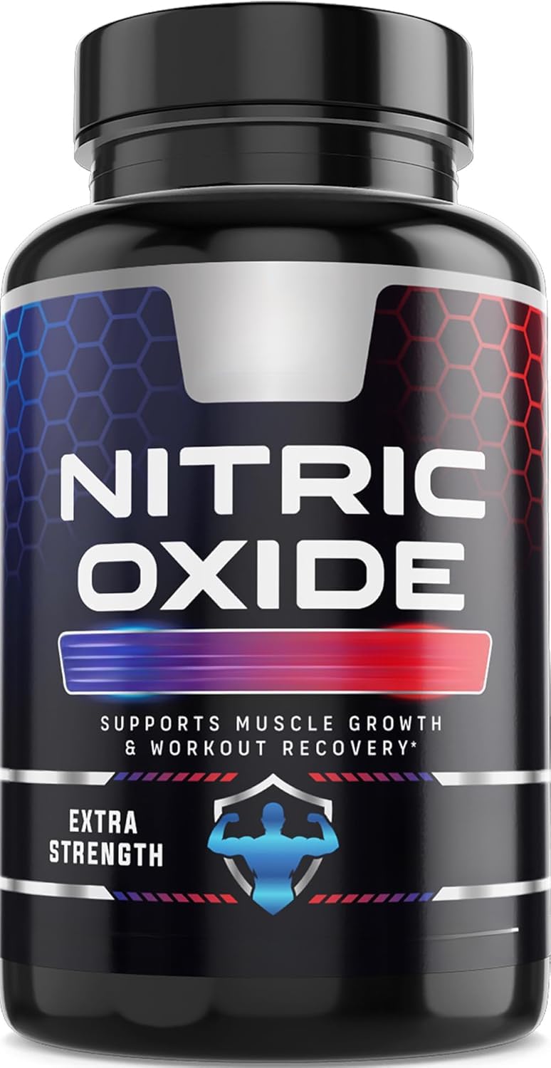 Booster di ossido nitrico extra forte - L-arginina e citrullina 3 volte più forti, i migliori integratori di ossido nitrico per uomini
