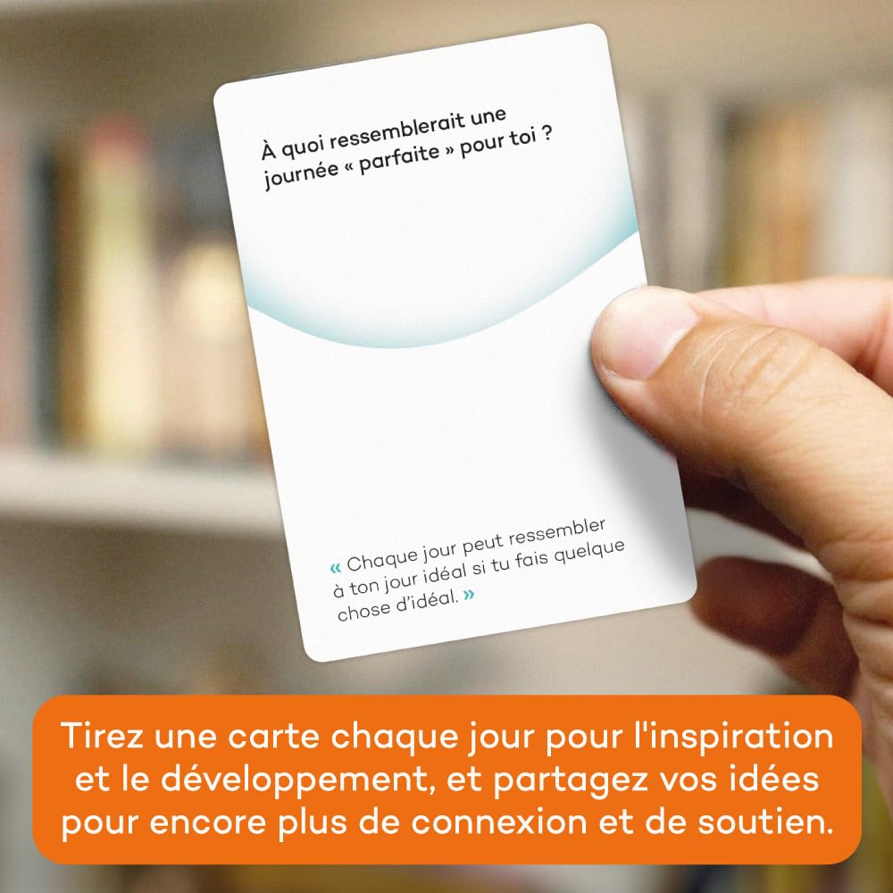 Vertellis Balance and Self-Love Deck - Renforcez votre bien-être émotionnel et réduisez le stress - Rappels quotidiens pour prendre soin de soi