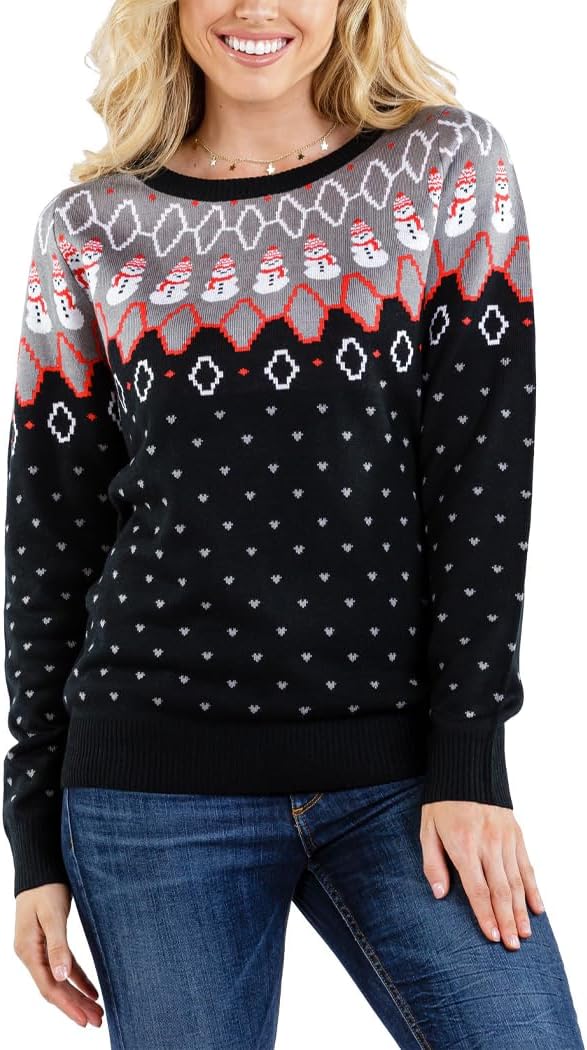 Tipsy Elves Ugly Christmas Sweaters for Women - Funny Festive Womens Christmas Sweaters - Cute Winter Holiday Outfit