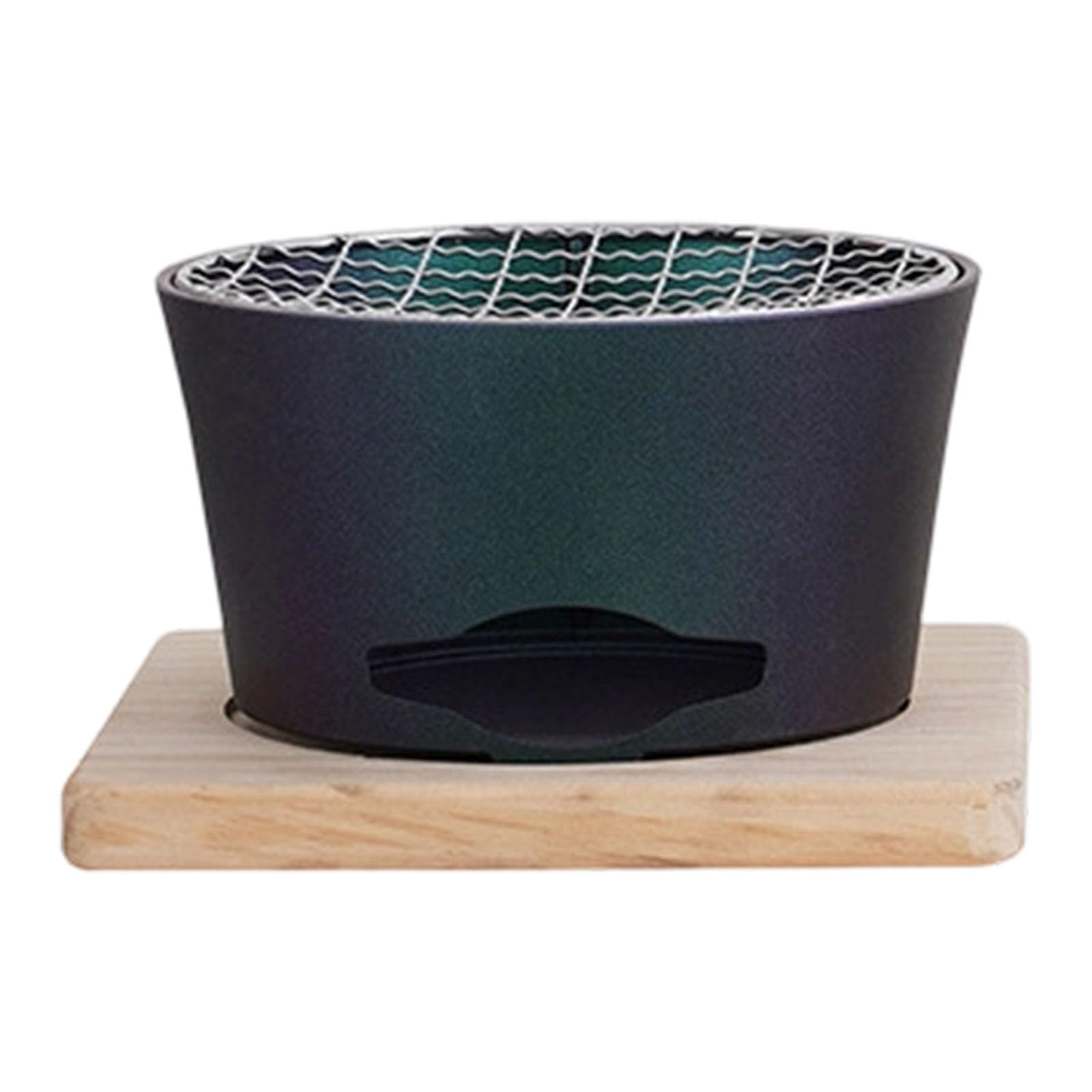 Tsophreniq Miniature Japanese Inspires Charcoal Heater for Simmering Tea and Toasting Treats Cast Aluminum Tea Brewing Stove Cast Aluminum Roasting Oven