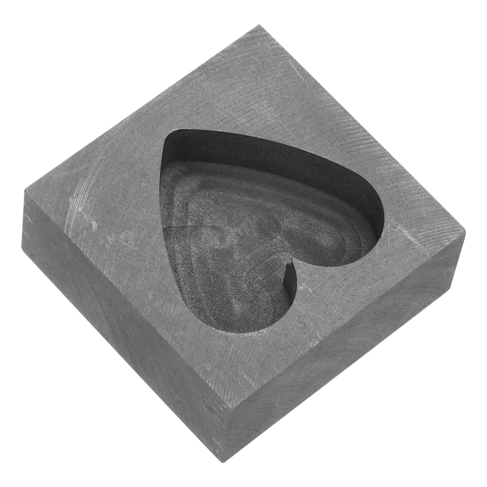 HEMOTON Heart Graphite Casting Ingot Moulds Heart Refining Mould Metal Refining Scrap Melting Casting Mould for Melting Casting Refining Silver Gold Metal Aluminum Copper Brass-image-48