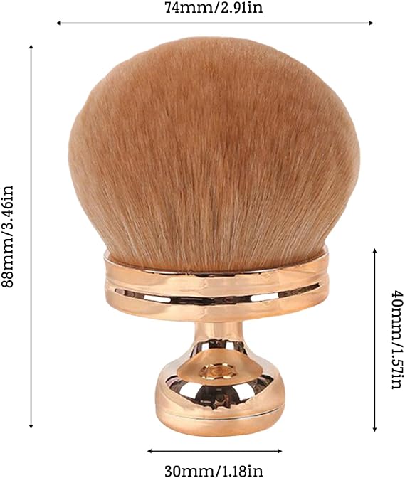 Extras Large Body Makeup Brush, Self Tan Back Applicator Bronzer Suncreen Cosmetic Brush, Kabukis Brushs Unblemished Oval Face Leg Makeup Brush for Woman Girl