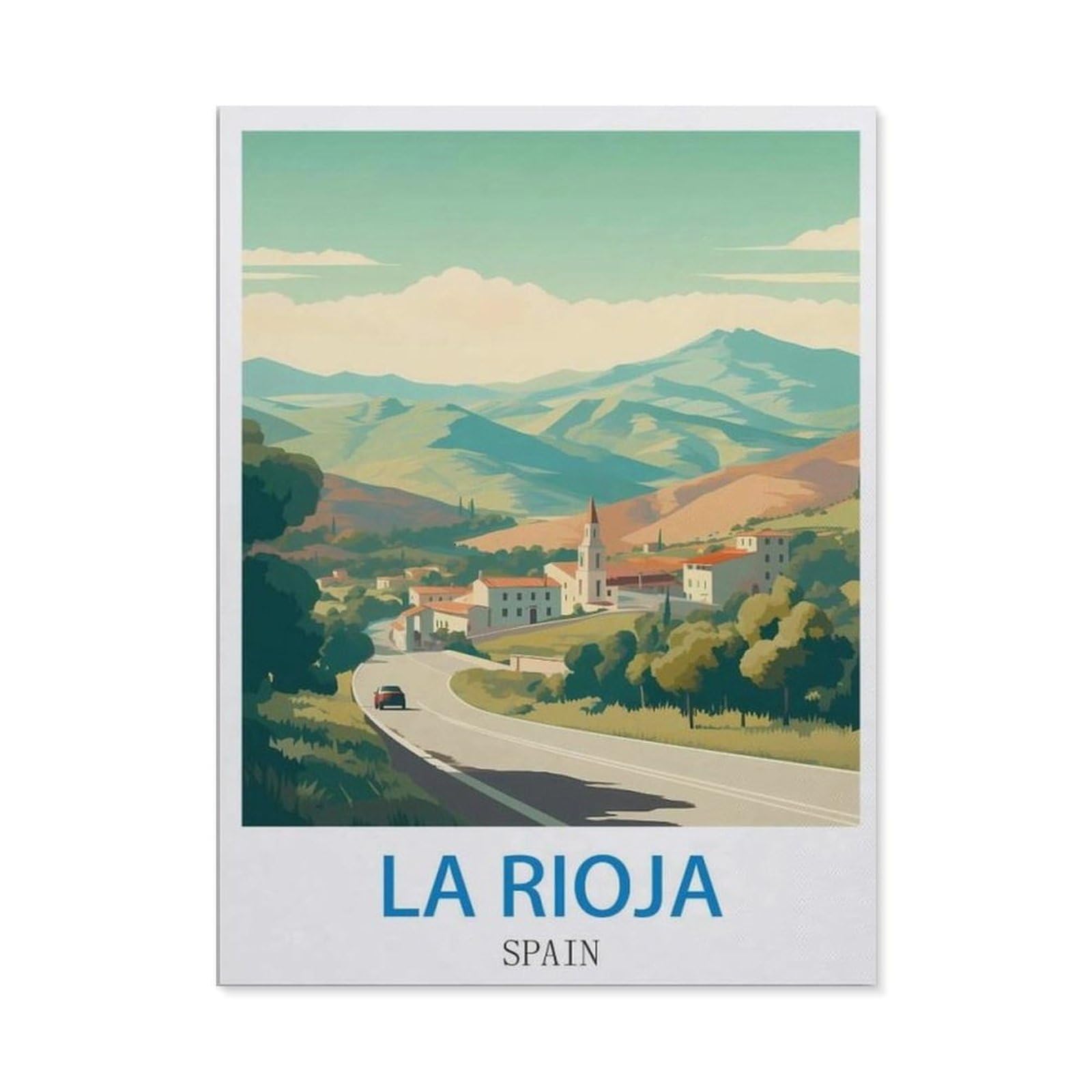 BEAYODKP 5D DIY Diamond Painting kit，La Rioja Spain（50x60cm）