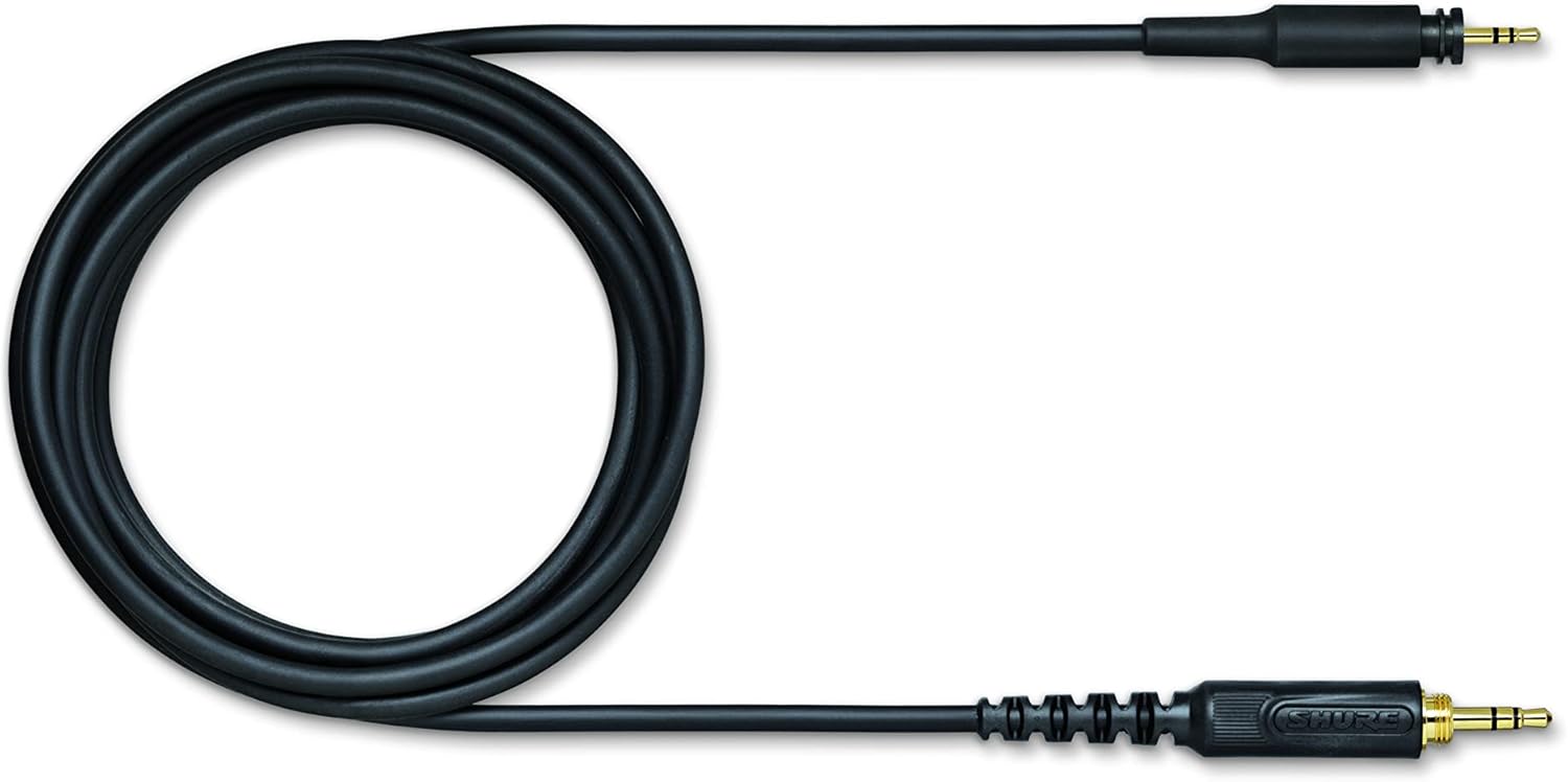 Shure 3.5mm Replacement Bayonet HP Audio Cable for SRH440A and SRH840A Headphones (SRH-Cable)