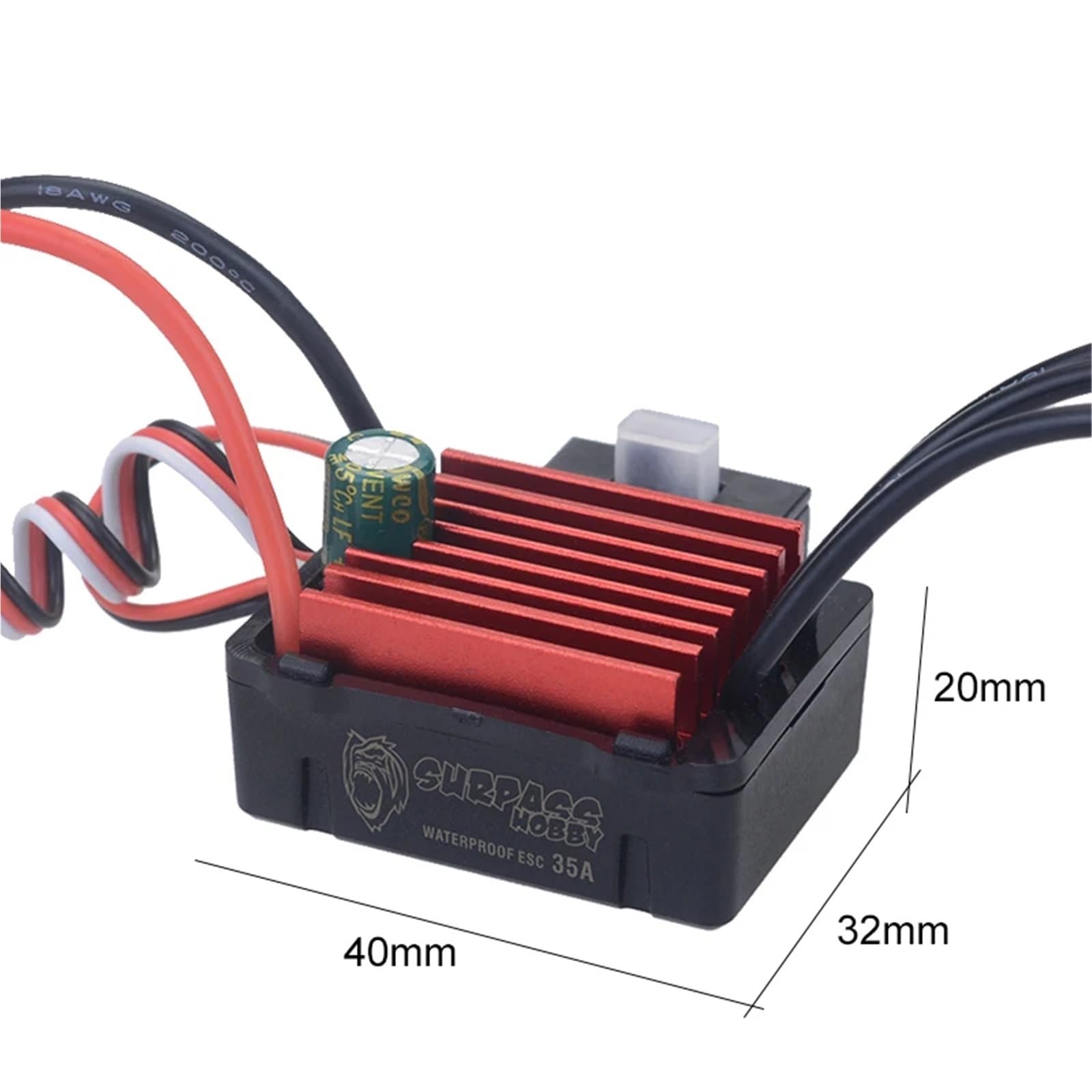 Per HOBBY KK 2838 2845 1/16 1/14 35A Impermeabile ESC Motore Brushless RC Auto Aggiornamenti Parti Modello Accessorio Crawler Modificati