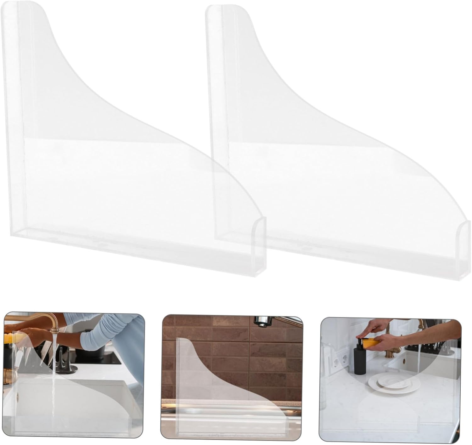 Shower for Bathtub Water Guard Corner Protection Acrylic Bath Tub Accessory