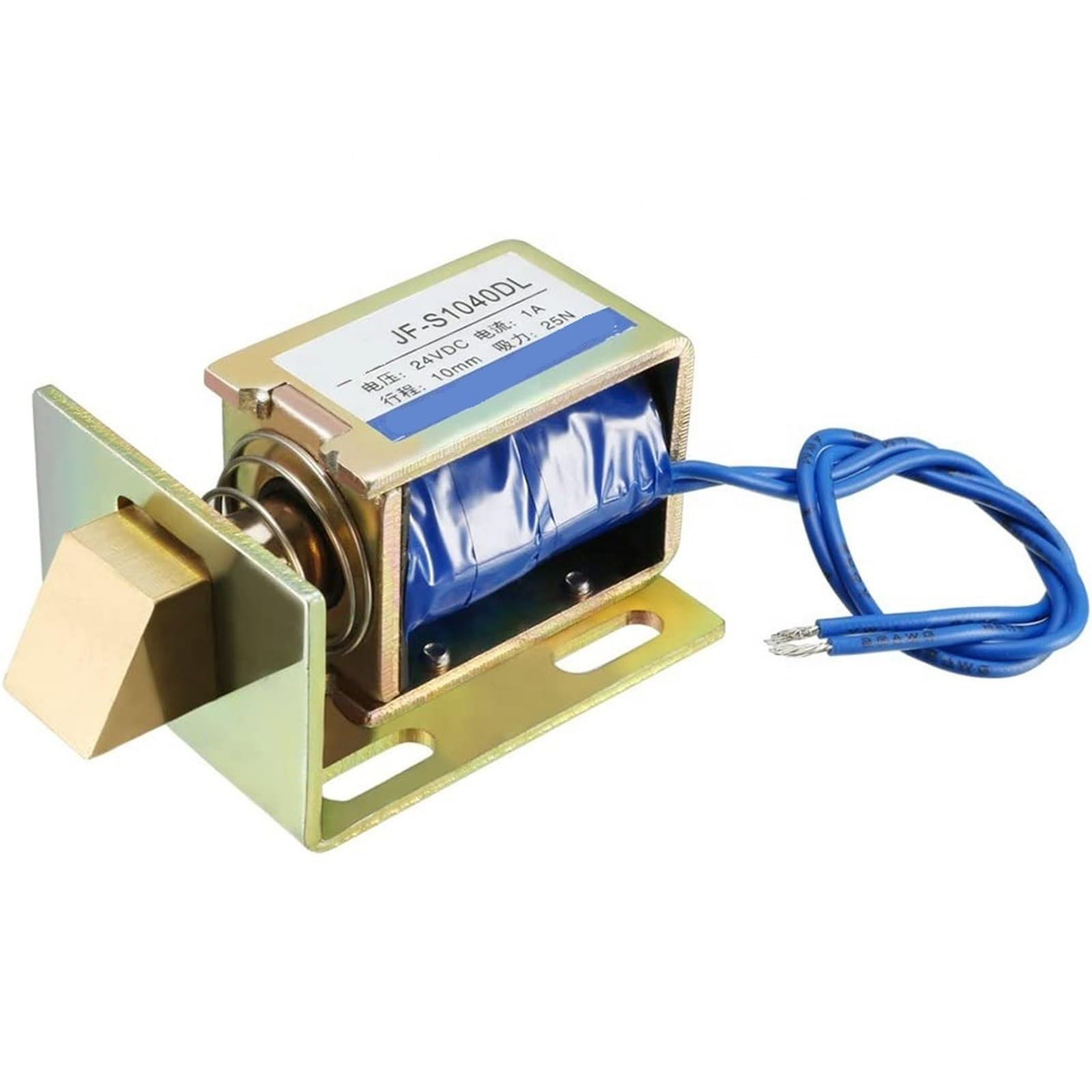 Solénoïde d'ouverture de porte automatique DC 6V JF-S1040DL