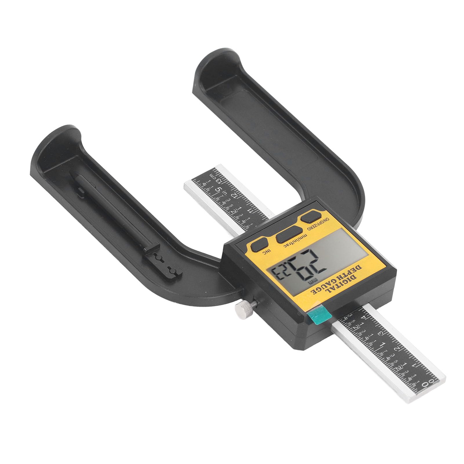 Misuratore di altezza digitale profondimetro con base magnetica 0,01 mm per tavolo router legno