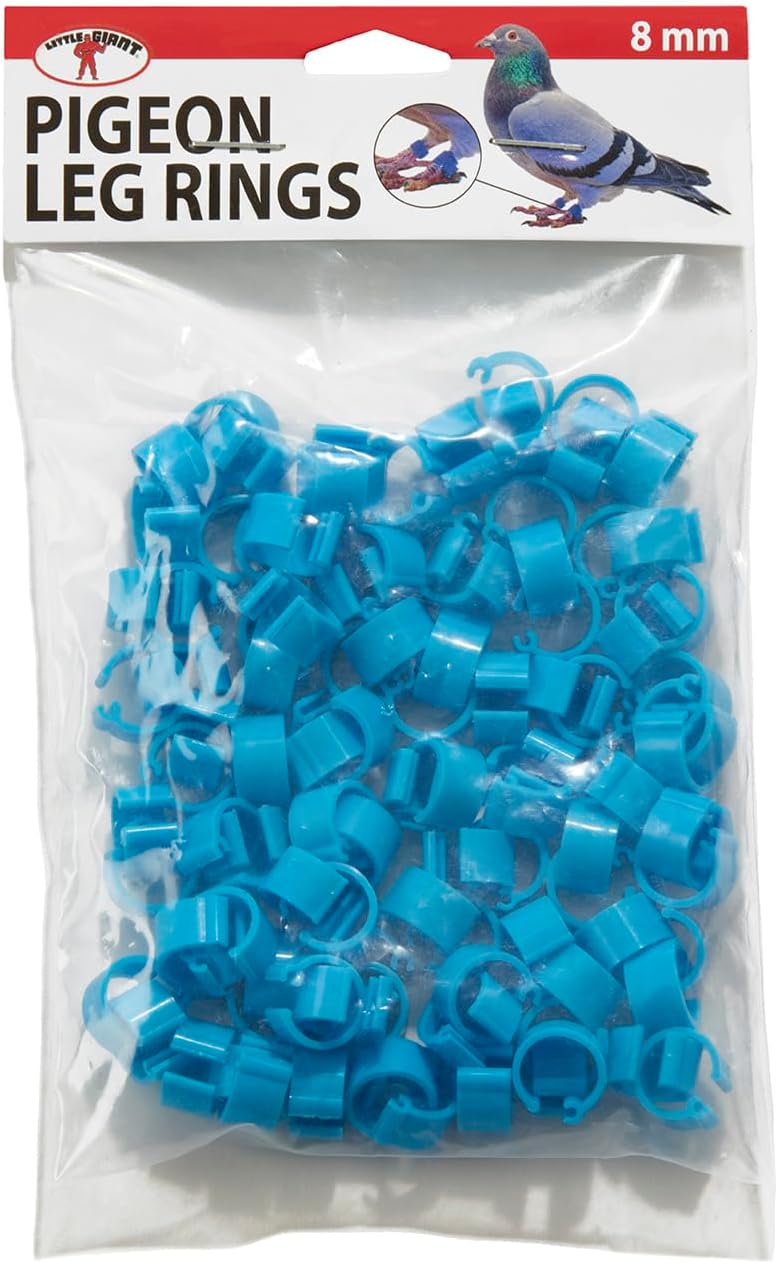 Little Giant® 8mm Plastic Pigeon Leg Rings