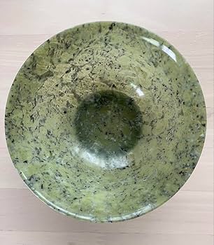 Amazon | ヒスイ 玉石茶碗 原石 碧石 中国翡翠 | ノーブランド品 | 飯碗