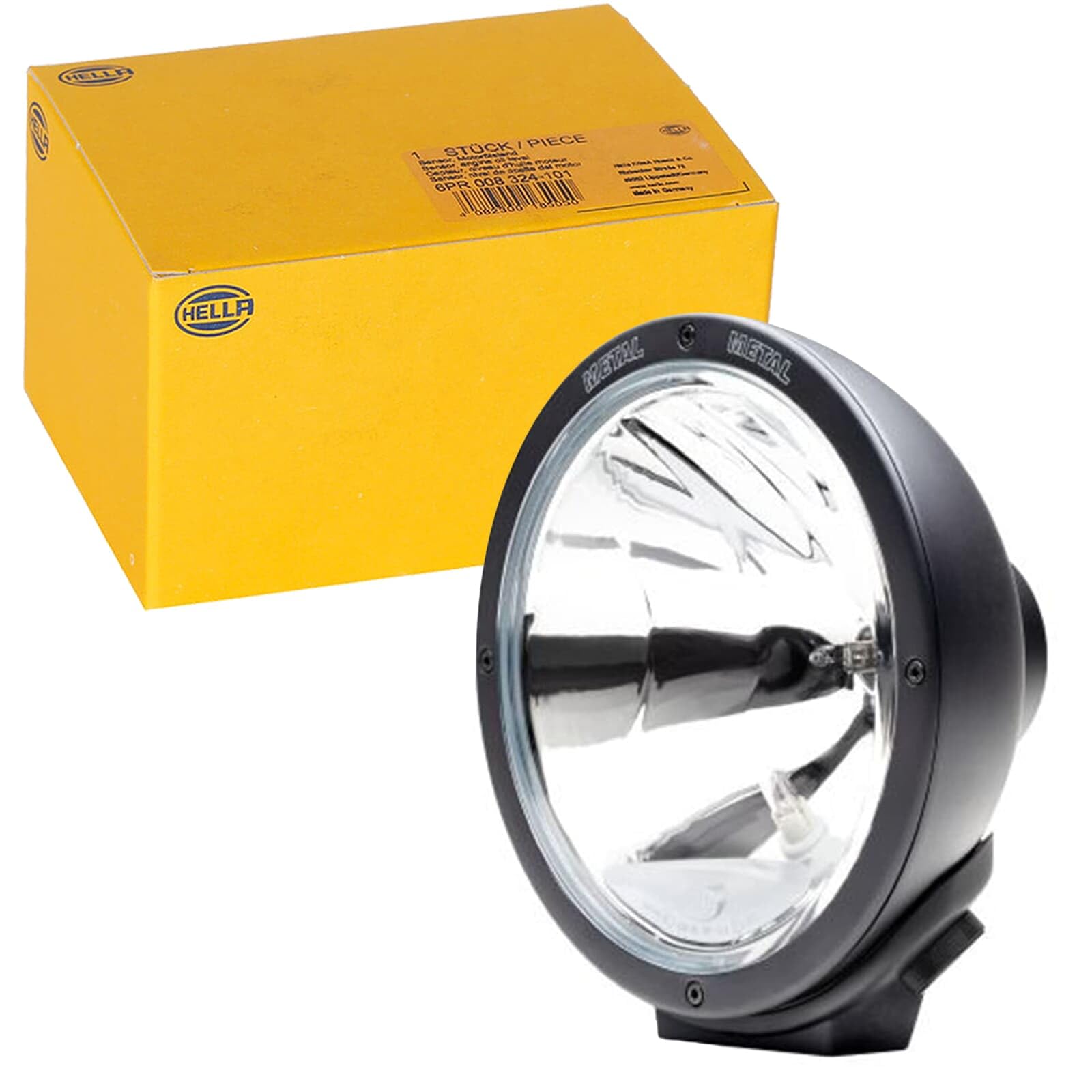 Spotlight Luminator Black Clear with Side Light HELLA 1F8 007 560-301