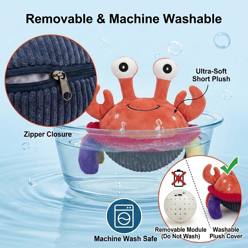Jouet interactif pour chien Crabe