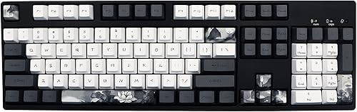 JSJT Ink Lotus Teclas OEM Perfil PBT Dye Sublimación 140 teclas para ANSIISO Diseño Cherry MX Switch Teclados mecánicos para juegos