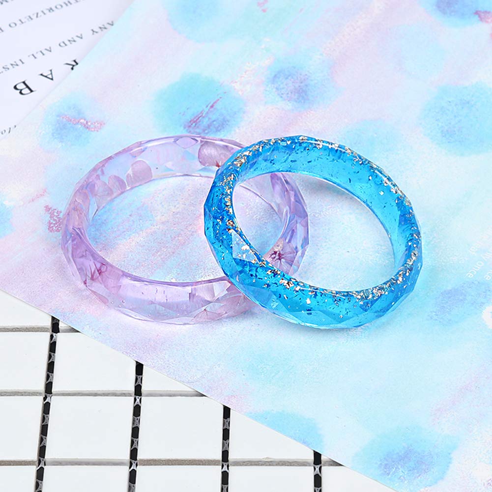 MengH-SHOP Resina Stampo in Silicone Strumento per Gioielli in Silicone Stampi e Strumenti di Casting Resina per Pendente Braccialetto FAI DA TE 127 Pezzi