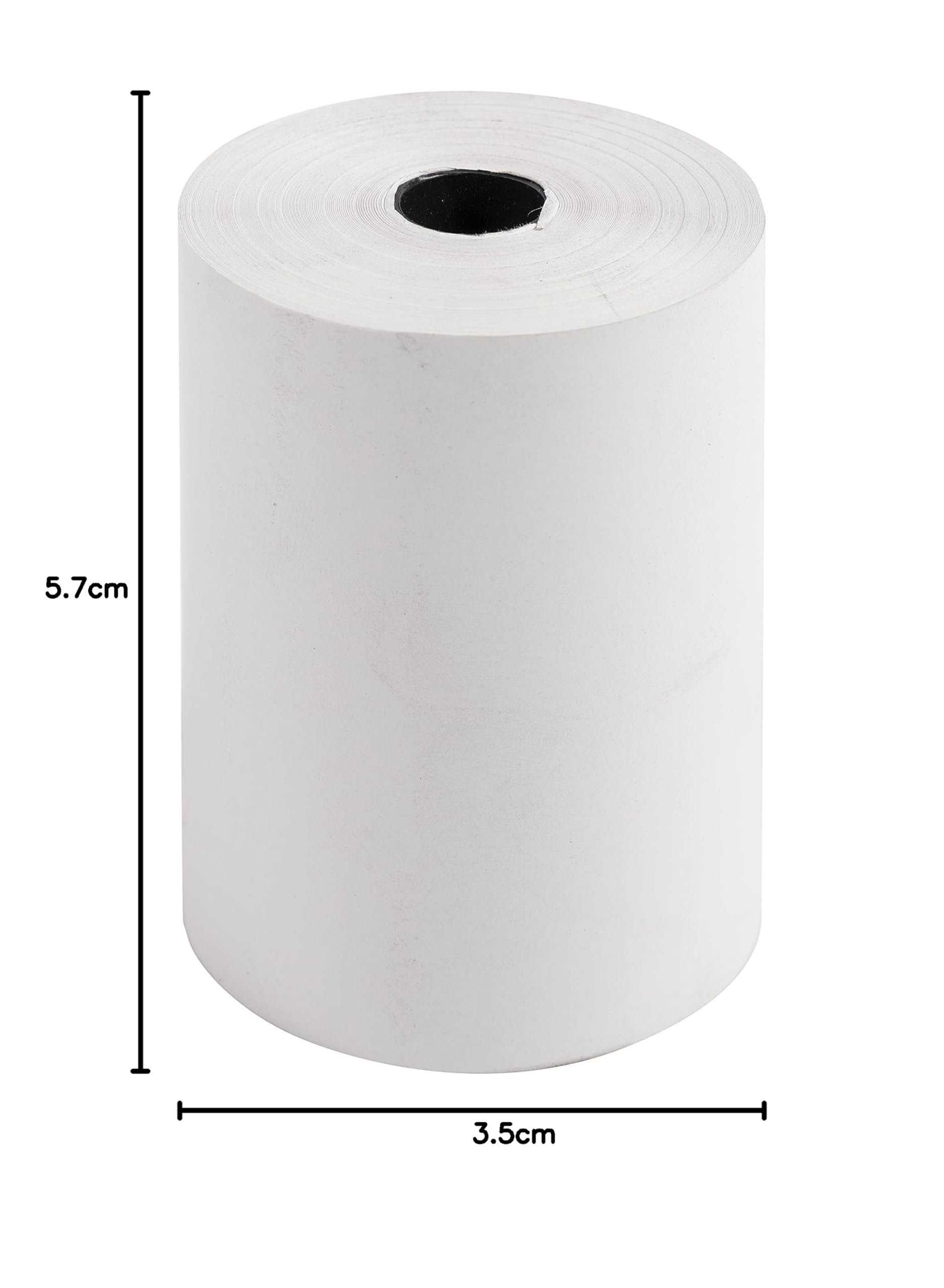 Exacompta - Réf. 44809E - Carton de 50 bobines thermiques pour tickets de carte bancaire - Largeur 57 mm x diamètre 37mm - mandrin 12 mm - 1 pli thermique 48g/m² sans BpA - Métrage (+ ou - 2m) : 18 m