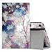 Produktbild MoKo Hülle für All-New Amazon Fire HD 8 Tablet (7th & 8th Generation  2017 & 2018 Modell) - Kunstleder Ständer Schutzhülle Smart Cover mit Stift-Schleife, Lila