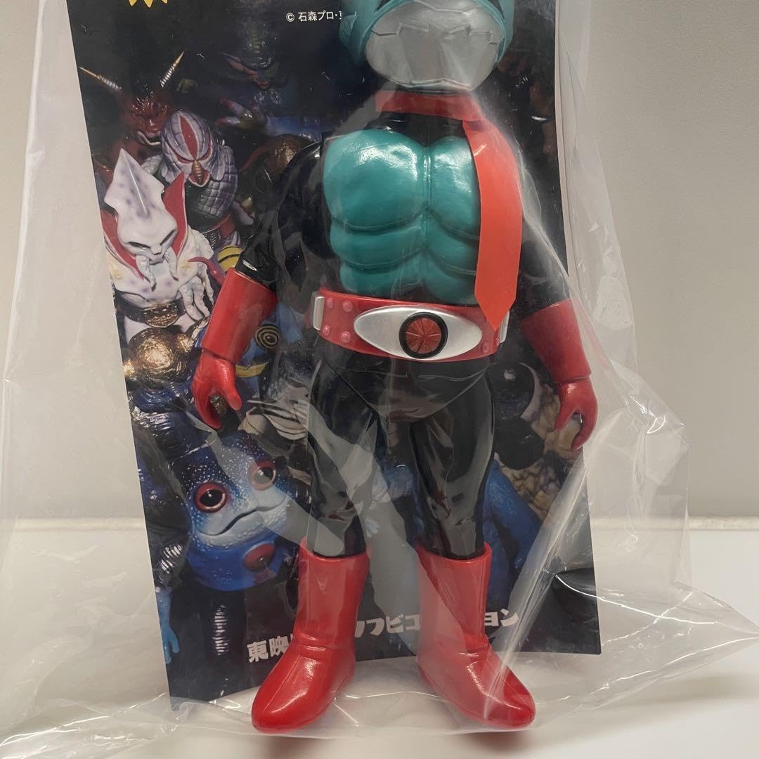 メディコムトイ ソフビ 仮面 ライダー 新 2号 二号 細ライン