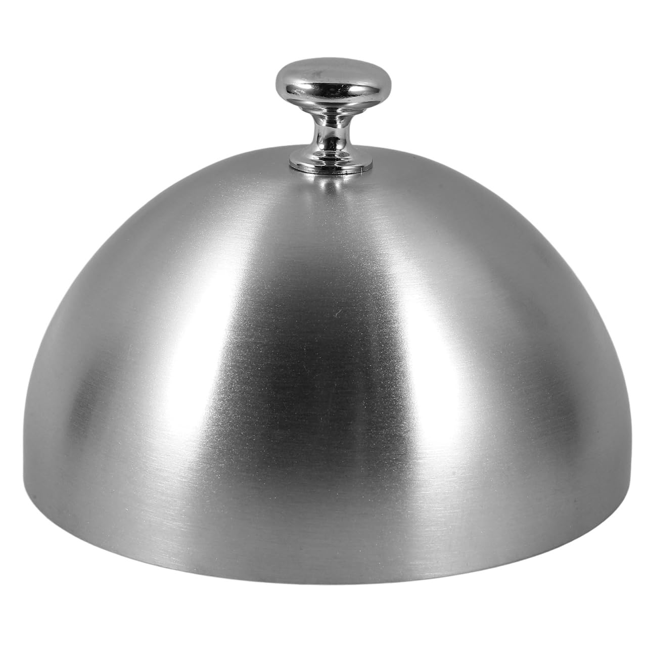 Amosfun Cheese Melting Dome Stainless Steel Steak Cover with Handle 4.7 Inch Round Food Protective Dome for Home Restaurant Kitchen Griddle Use