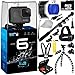 GoPro HERO6 Black 18PC Accessory Kit - Includes 32GB microSD Card + High Speed Memory Card Reader + Heavy Duty Monopod Selfie Stick + Micro HDMI Cable + Flexible Gripster Tripod + MORE