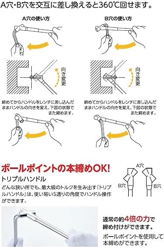 Vista 5 de WISE TOOLs, 2030 Triple Handle for SBL-1000 Super Ball Wrench