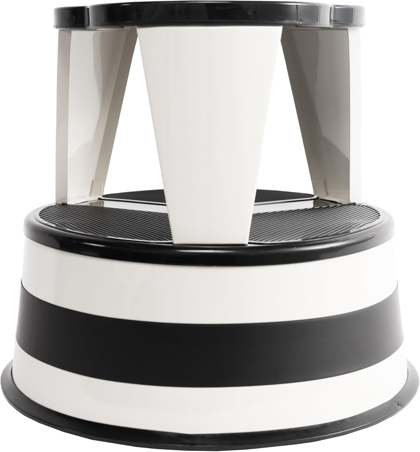 Cramer Kik Step Steel Step Stool - Two Step Stool, Holds 350 lbs (White)