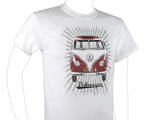 Miniatura 2 de BRISA VW Collection - Volkswagen Samba Bus T1 Camper Van - Camiseta unisex con diseño retro y vintage