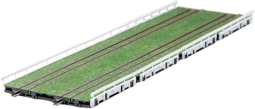 TomyTEC 017899 8 vías de tranvía rectas 2.756 in verde