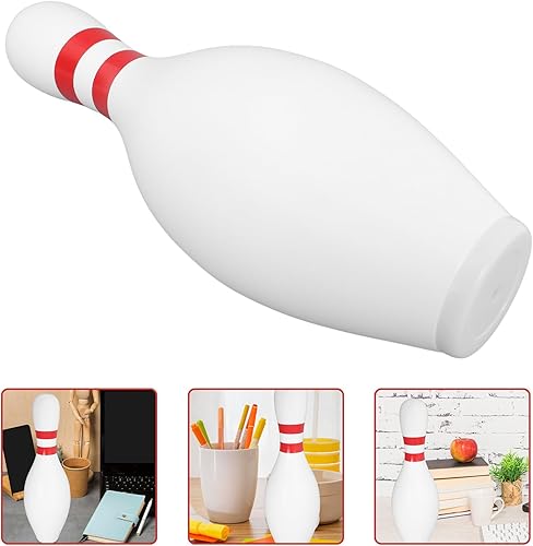 Miniatura 8 de ARTIBETTER Banco de monedas de plástico bolos irrompible ahorro banco de dibujos animados contenedor de dinero adorno de escritorio para el hogar