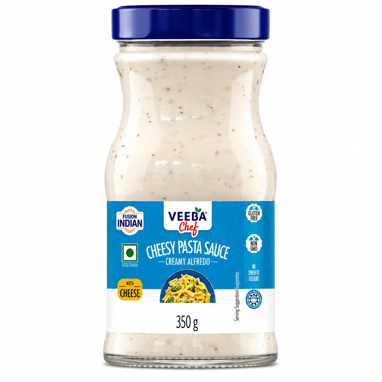 Veeba Cheesy Pasta Sauce Creamy Alfredo, 350g