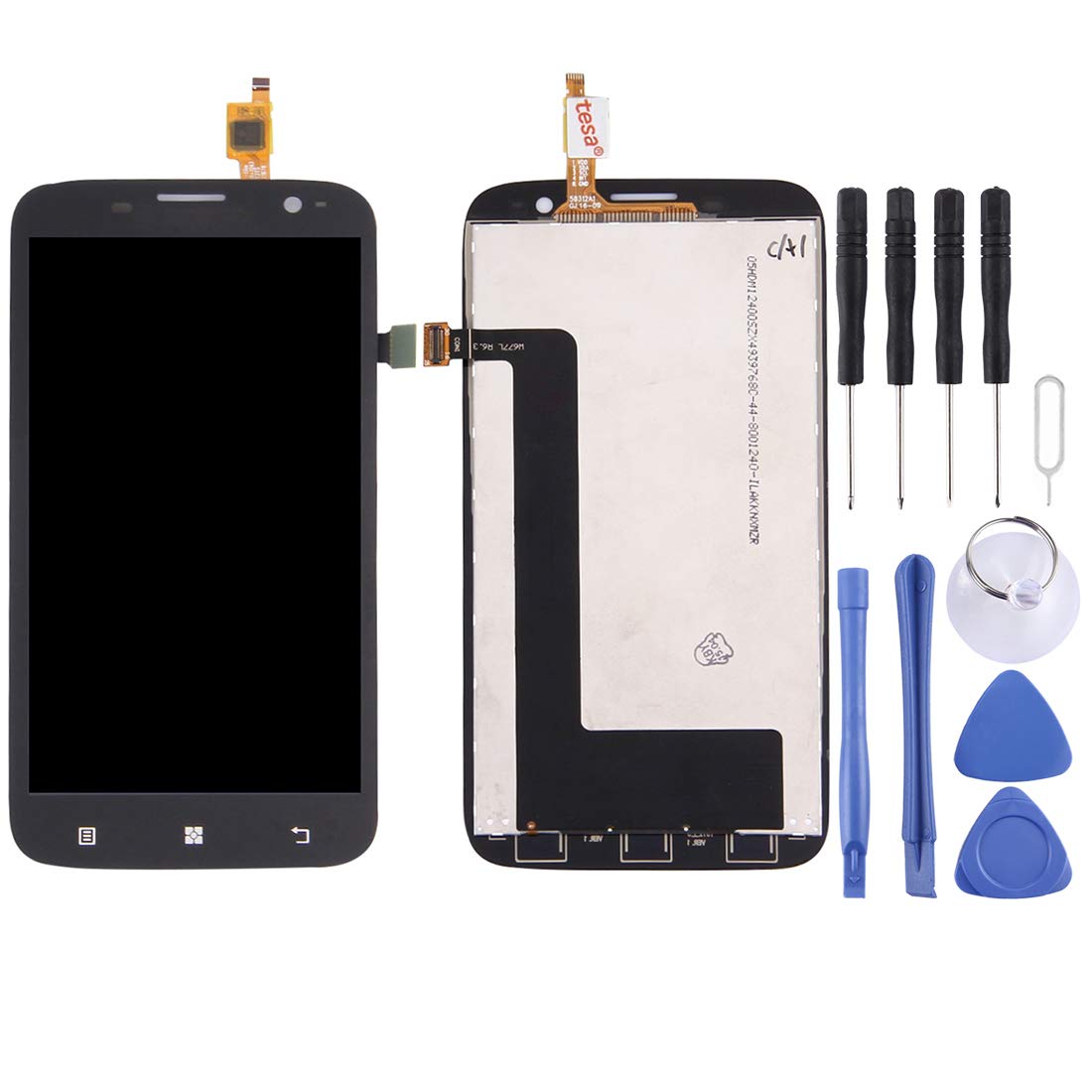 Pantalla LCD para Lenovo A859 negro con digitalizador completo 7