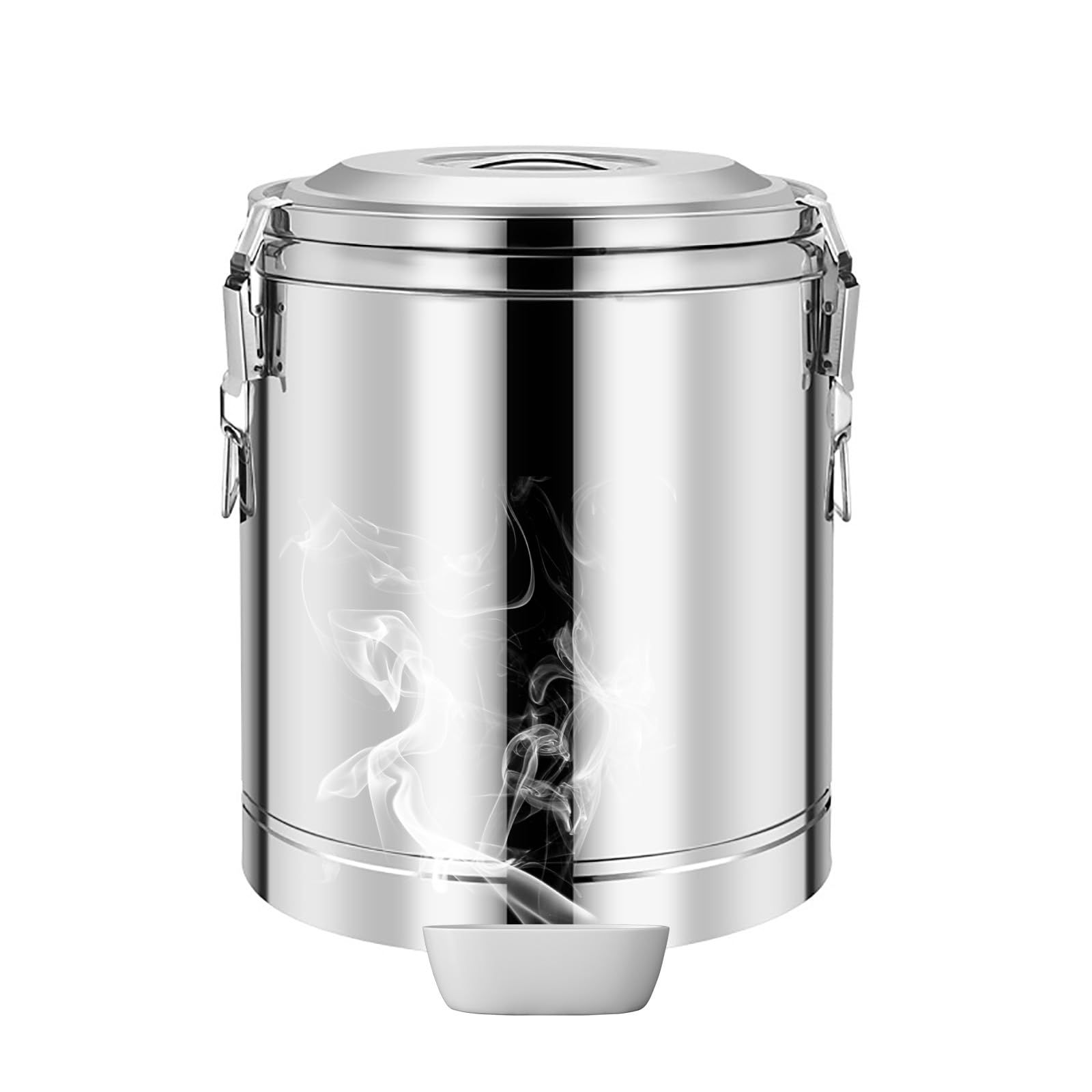 Récipient alimentaire en acier inoxydable haut de gamme 20L avec baril thermos de cuisine