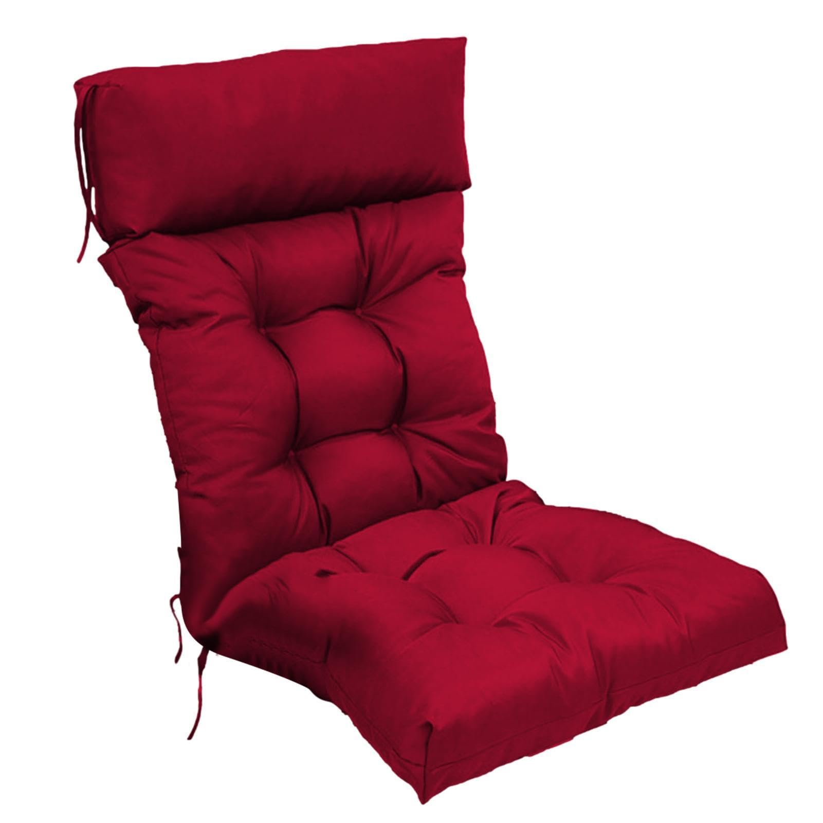 Cojín para Silla, cojín para Silla de terraza, cojín Profundo Plegable para Exteriores, cojín para Todo Tipo de Clima, Chaise Longue para terraza, Tumbona, cojín de Banco