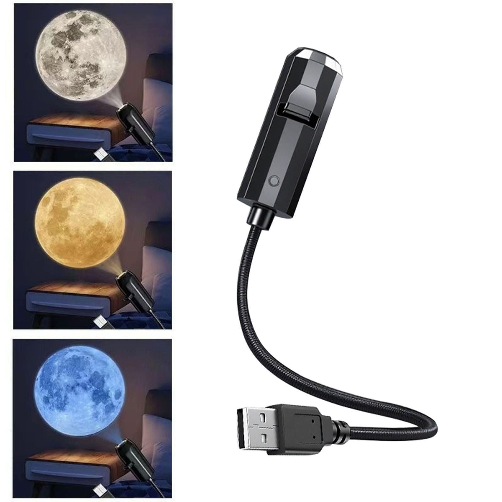 JytxhgzrVZ Galaxy Projector Light, Dreamy LED Projector Lamp, 360° Rotatable Star Night Light, USB Powered Holographic Projector, Novelty Ceiling Light for Party Bedroom Car Decor, Kids Gifts (B 3PC) — image 1